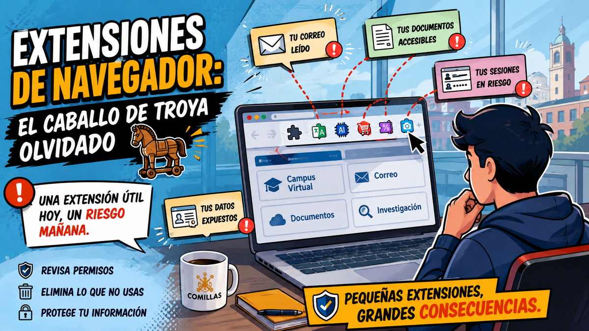 Extensiones peligrosas en el navegador