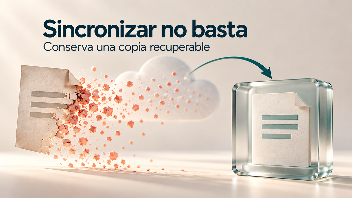 Sincronizar no basta: cómo comprobar que puedes recuperar tus ficheros