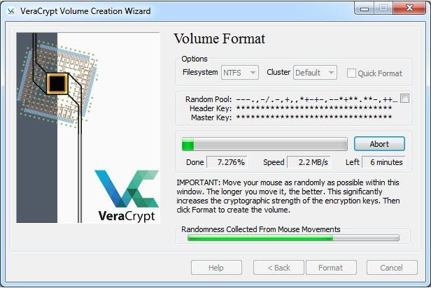 Proteger los medios USB con una contraseña a través de VeraCrypt