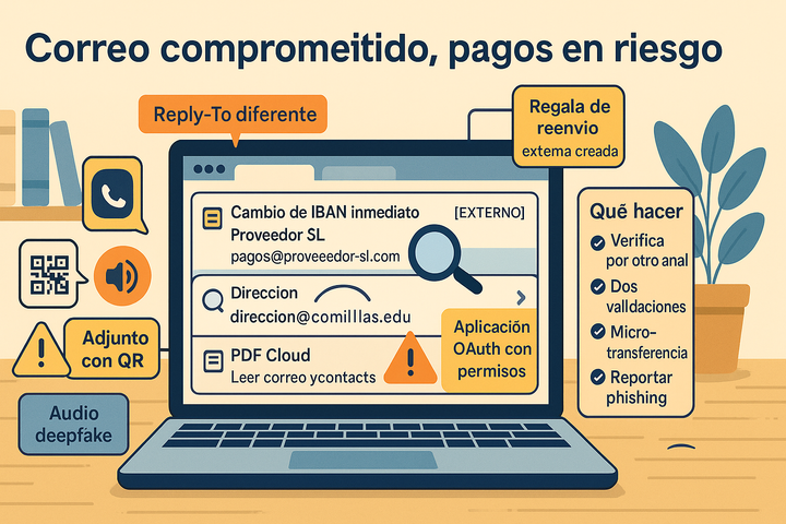 Compromiso del correo electrónico.