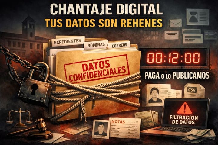 Chantaje digital: cuando tus datos se convierten en rehenes