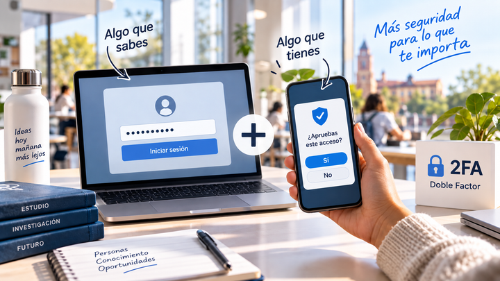 Protege tus cuentas con la verificación en dos pasos